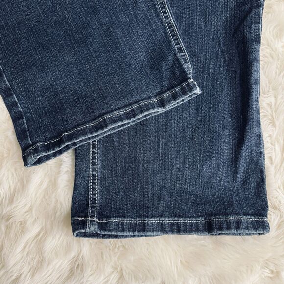 Maurices M Jeans Curvy High Rise Straight Plus 20W (39x31) Blue Stretch Womens - Picture 8 of 9